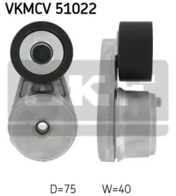 VKMCV 51022 SKF Натяжной ролик, поликлиновойремень